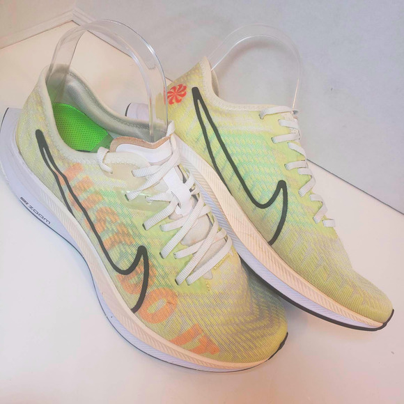 Nike Zoom Pegasus Turbo 2 Rise Luminous Neon Sneaker Just Do It Sz 7 BV1134-300 - Picture 2 of 9